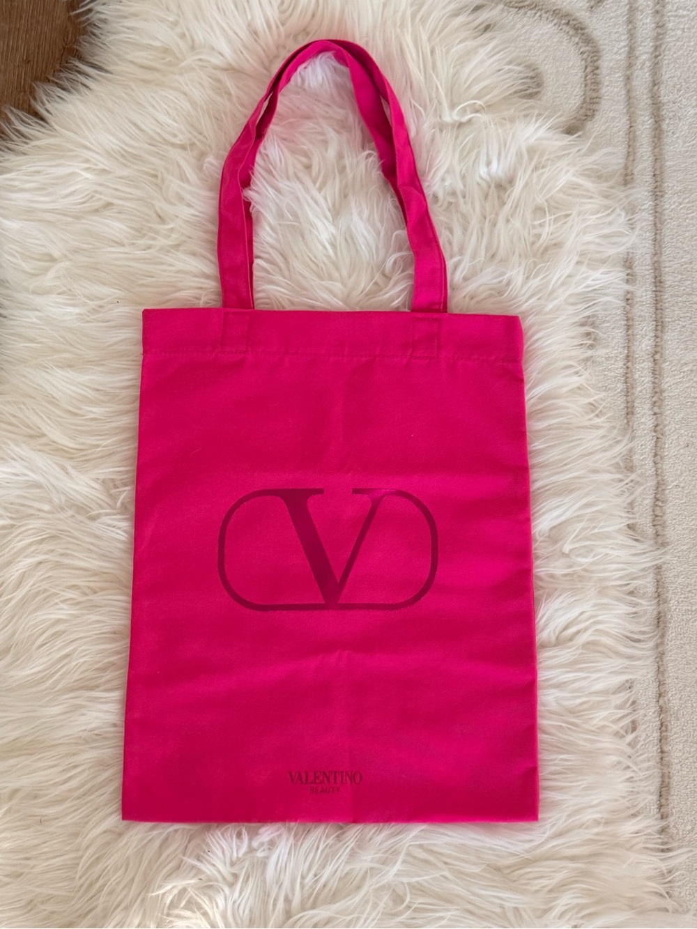Valentino BeautyHot Pink Logo Tote